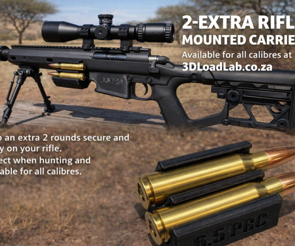 2-EXTRA RIFLE MOUNTED CARRIER