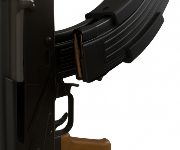 🛠️ AK Magazine Coupler – Matte Black Tactical Edition